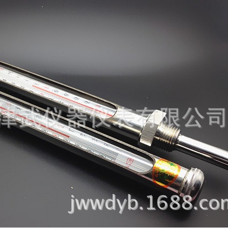 金属套温度计工业WNG-11 0-50-100℃ 锅炉管道空调用温度计津天