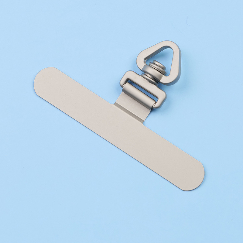 Titanium-colored (including packaging + protective film) triangular buckle