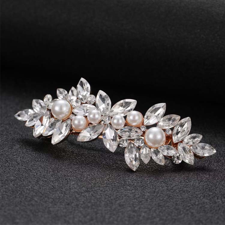 Suministro directo de fábrica de sombreros de novia, ojos de caballo, diamantes de imitación, horquilla, placa de pelo, accesorios para el cabello, peines de perlas de primavera, accesorios para el cabello