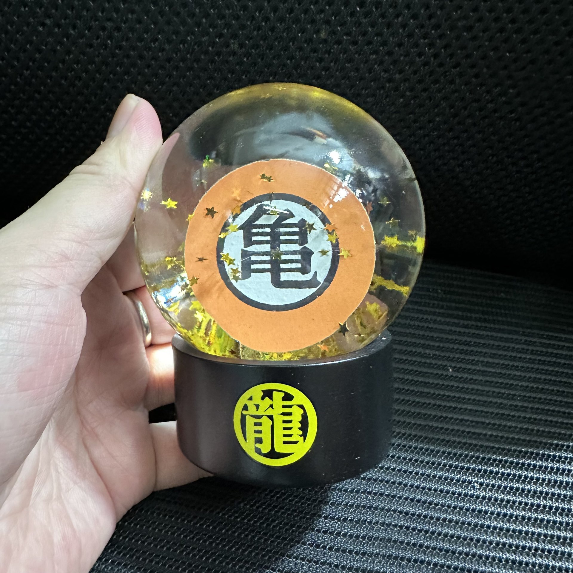 Bola bola de cristal de agua adornos de juguete bola de cristal adornos de dibujos animados para niños decoraciones de regalo de cumpleaños