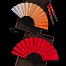 厂家空白寄明月绢扇女士礼品舞蹈折扇折叠DIY绘画创作醉春风小扇