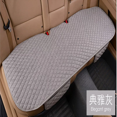 Seat cushion, seat cover: Single Piece + Rear Seat - rear-elegant-gray