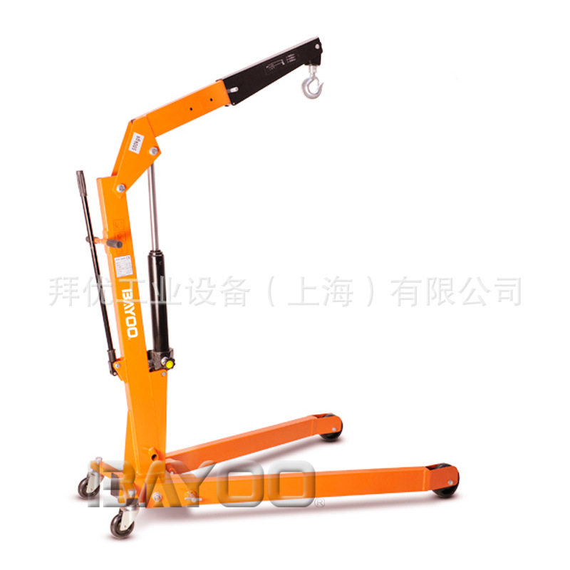 BAYOO/拜优 折叠式单臂吊机 模具更换吊机,模具吊车,发动机吊车