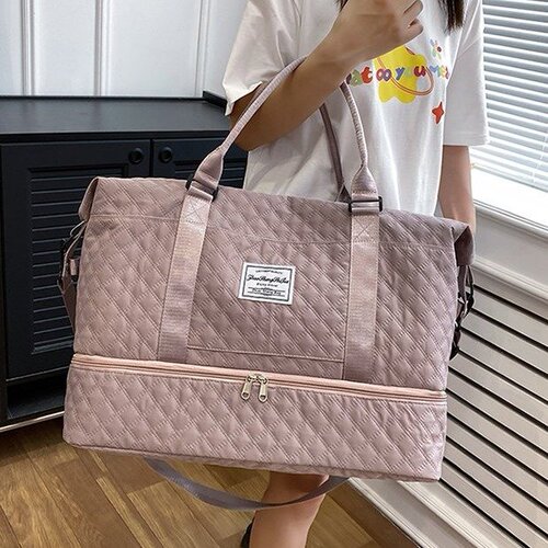 Travel bag, pull-along suitcase, business short trip luggage bag, large capacity airport carry-on bag, yoga fitness sports bag