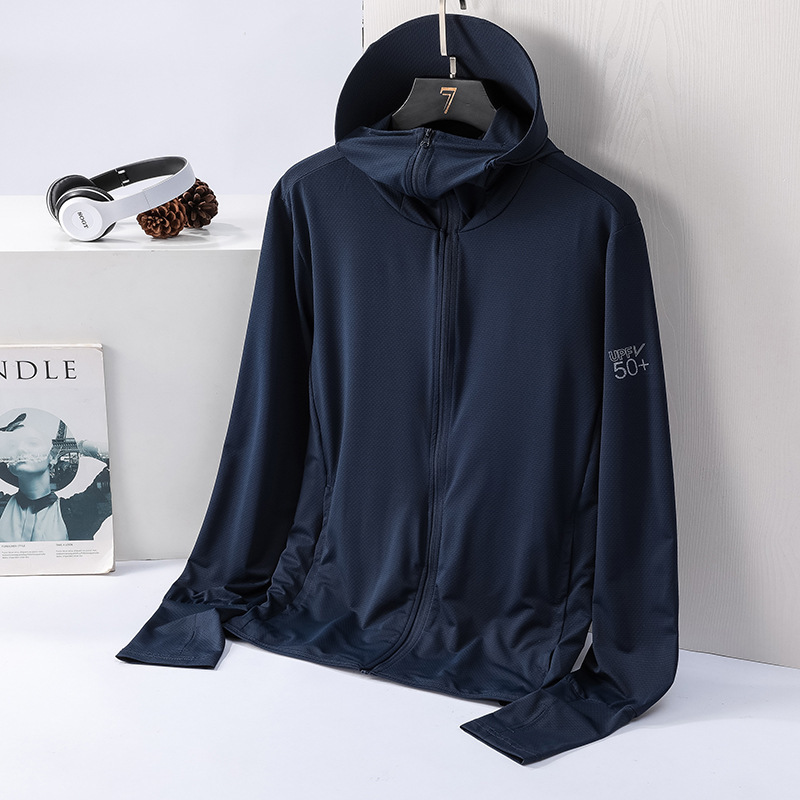2023 nueva ropa de piel para hombres al aire libre ropa de protección solar pareja ropa de protección solar encapuchada mujer chaqueta de sombrilla de verano