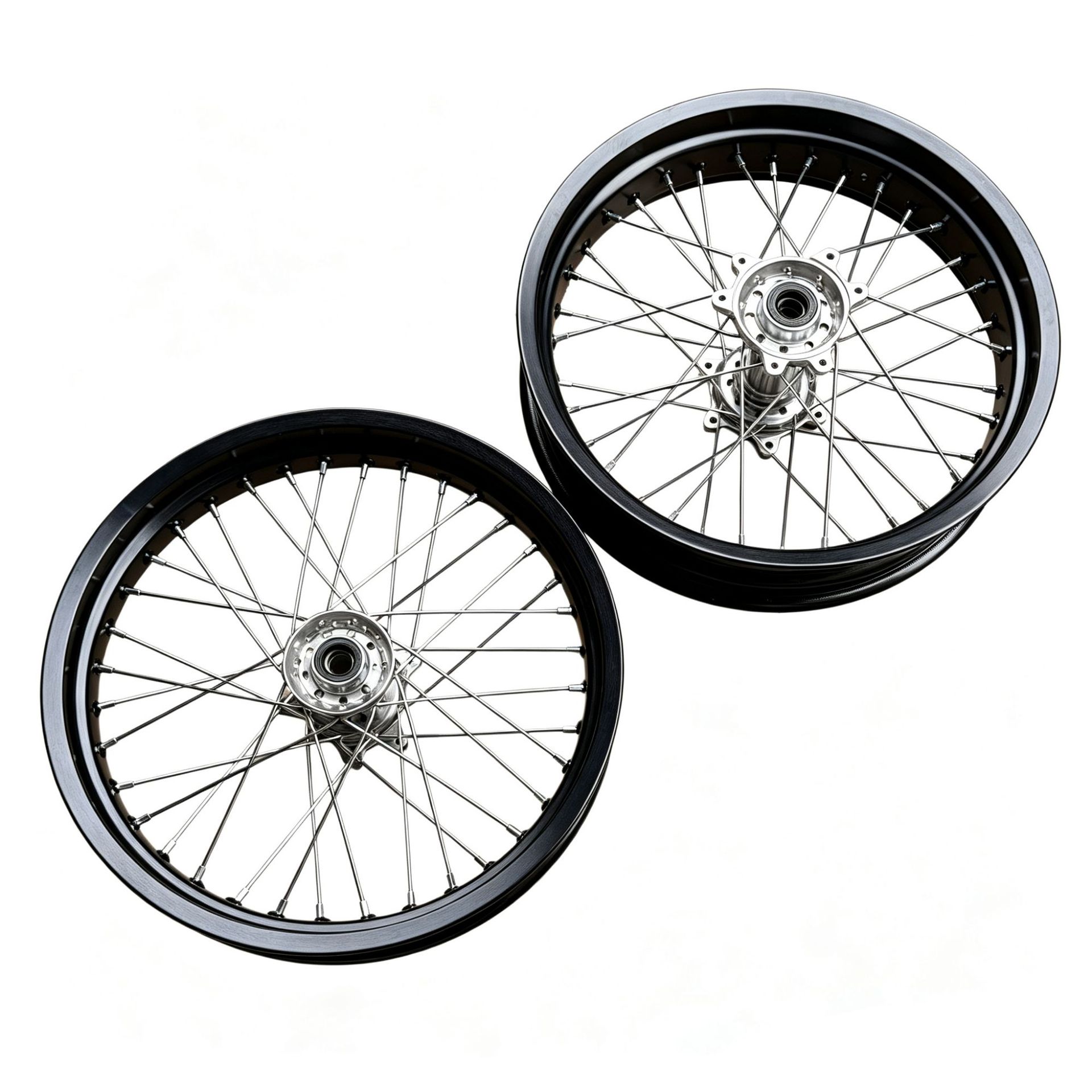 Suitable for Qiu Long Ji Feng modified front 2.50-17 and rear 3.50-17 slick tire wheel hub assembly with aluminum alloy rims