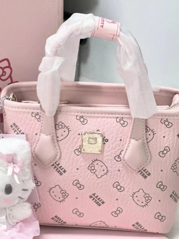 HelloKitty凯蒂猫菜篮子系列托特包2025新款手提包斜挎单肩包女|undefined