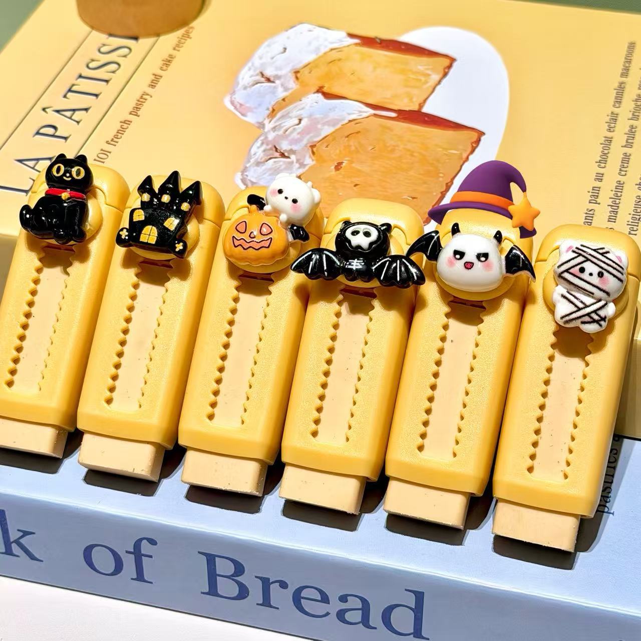 Creativo Halloween push-pull goma calabaza genio Halloween estudiantes papelería mayorista regalos de vacaciones para niños pequeños