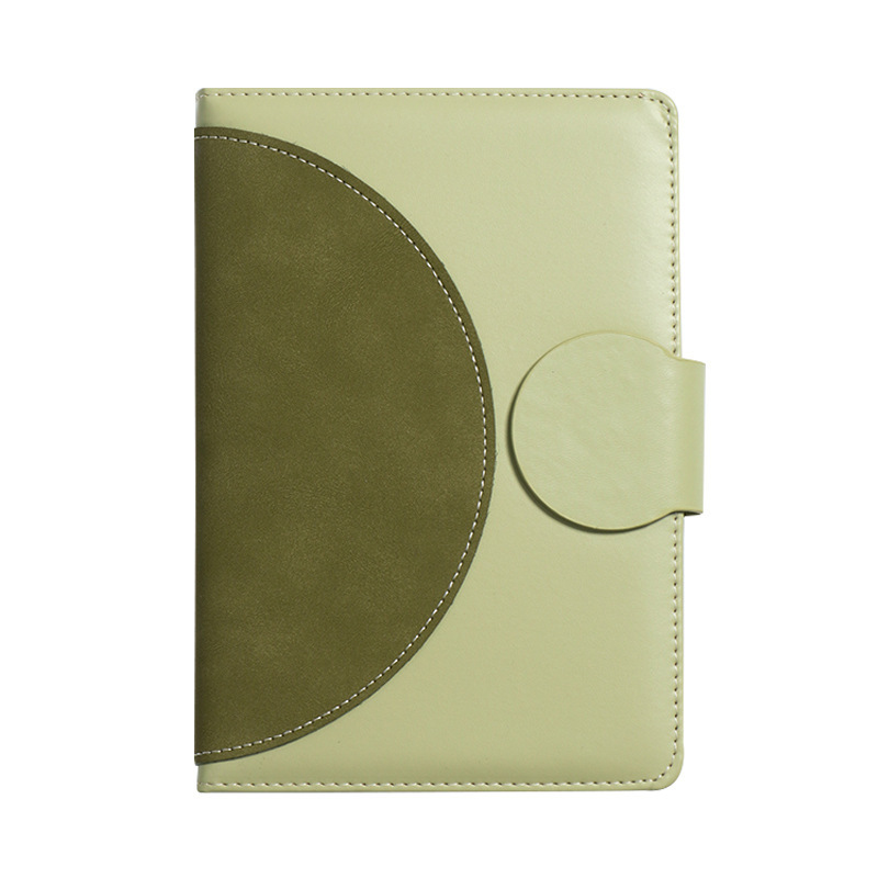 A5 cuaderno de negocios personalizado logotipo de alto valor cosmético agujero redondo cuaderno cuaderno de mano cuaderno horizontal al por mayor