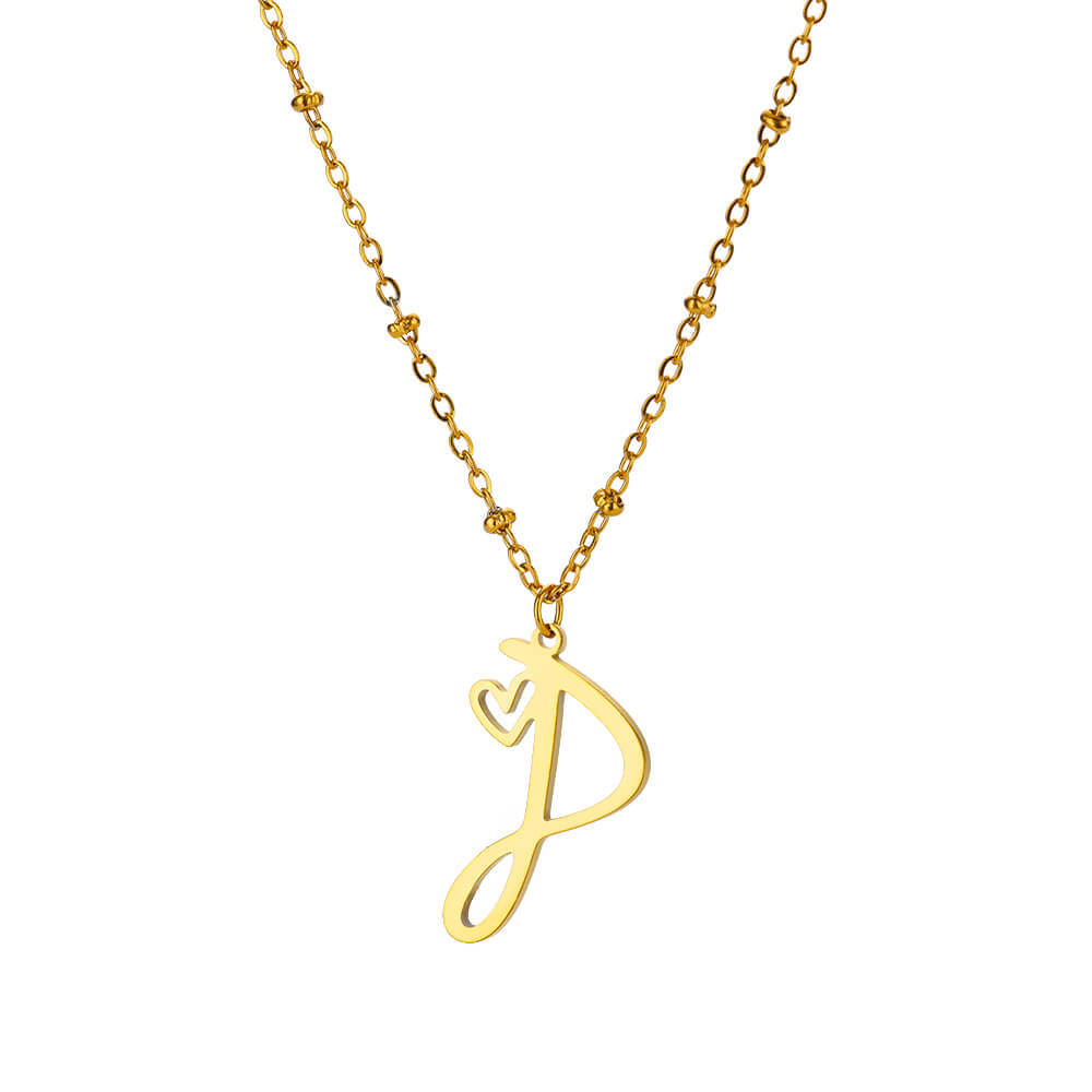 8g Weight 0.03µm-0.05µm Gold Plating Thickness PVD Coated Gold Plating Process Real Gold Plated Plating Material 304 Stainless Steel Pendant Material Pendant Necklace Classification 304 Stainless Steel Chain Material cable chain Chain Type 1 Piece Quantity Holiday, Daily Occasion 304 Stainless Steel Material Letter, Heart Shape Pattern Unisex Gender IG Style, Sweet Style Waterproof Non Tarnish, Plating, Hollow Out Craft PVD Coated Real Gold Plated Letter Heart Shape 304 Stainless Steel IG Style Sweet Waterproof Non Tarnish 304 Stainless Steel Pendant Necklace 25