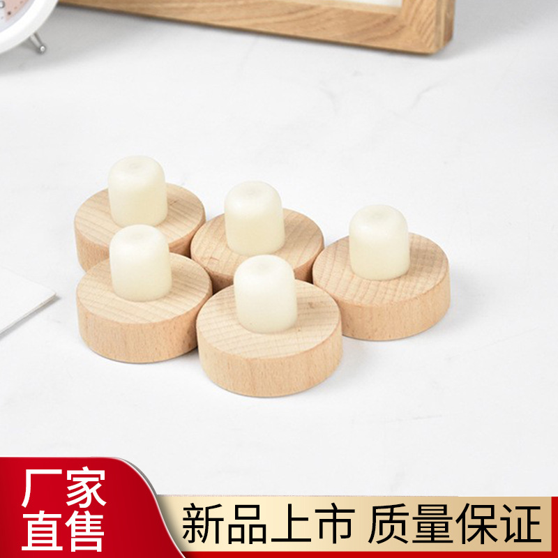 高分子瓶塞榉木木盖T型玻璃瓶酒塞批发葡萄酒果酒瓶高分子软木塞