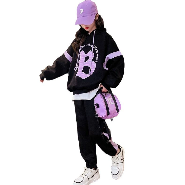 Demi-season set, universal autumn solid uniform for leisure, western style, for teenagers