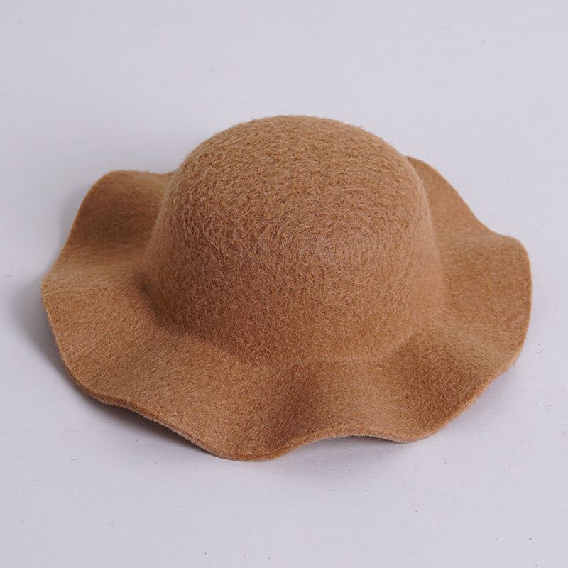 Labu nuevo sombrero de feltero abierto sombrero de cúpula sombrero accesorios de moda sombrero mini sombrero muñeca