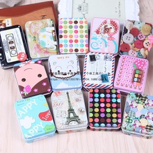 卡通可爱半岛铁盒 明信片马口铁收纳盒 首饰发夹储物盒子厂家批发