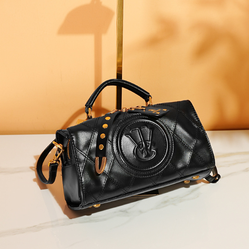 Handbag 2024 new light luxury solid color fashionable commuting large capacity versatile crossbody shoulder bag, very suitable for shopping and dating_voghion.com
