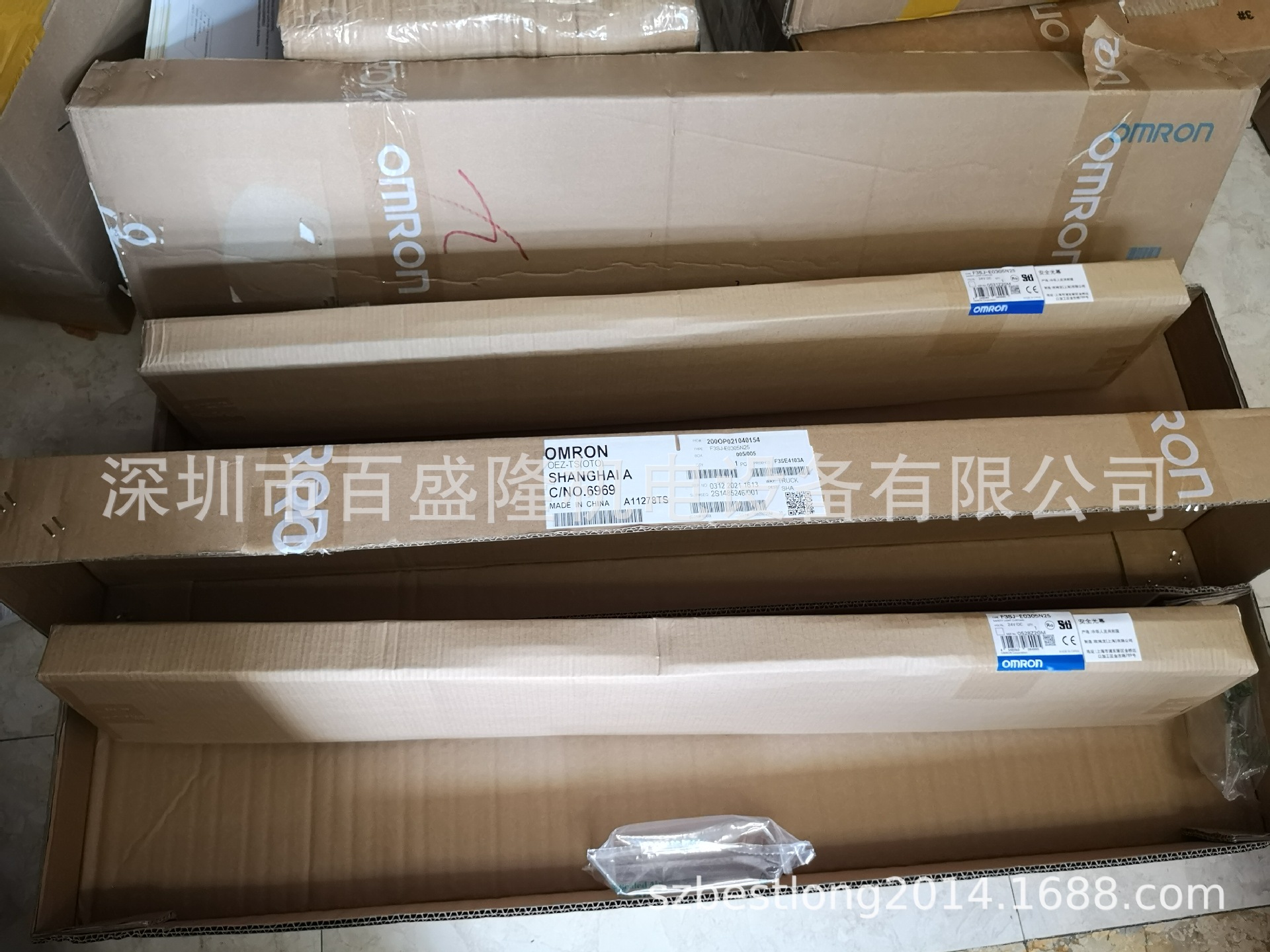 Omron/欧姆龙F3SJ-B1185/1345/1745/1985N25原装全新正品安全光幕