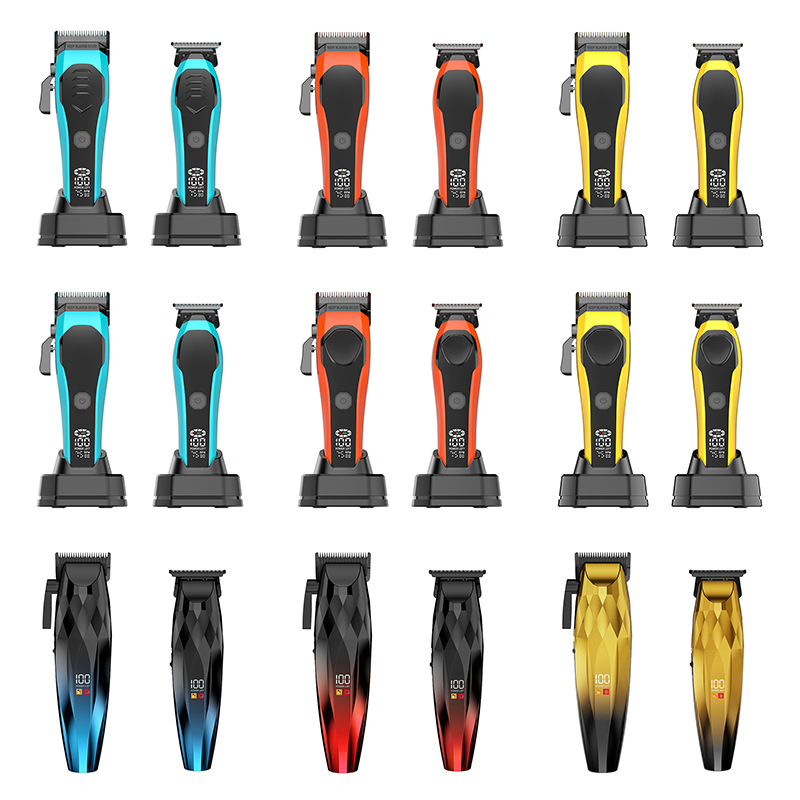 Tagliacapelli elettrico professionale per saloni e uso domestico, strumento per lo styling della testa calva e per il taglio dei capelli lisci all'indietro_voghion.com