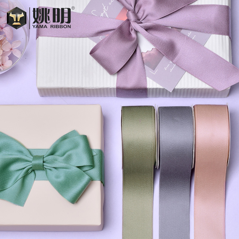 Cinta de algodón de poliéster de Corea del Sur 4 especificaciones 9 Popular color arco cinta de algodón accesorios para el cabello aromaterapia colgante regalo cinta 4cm rollo