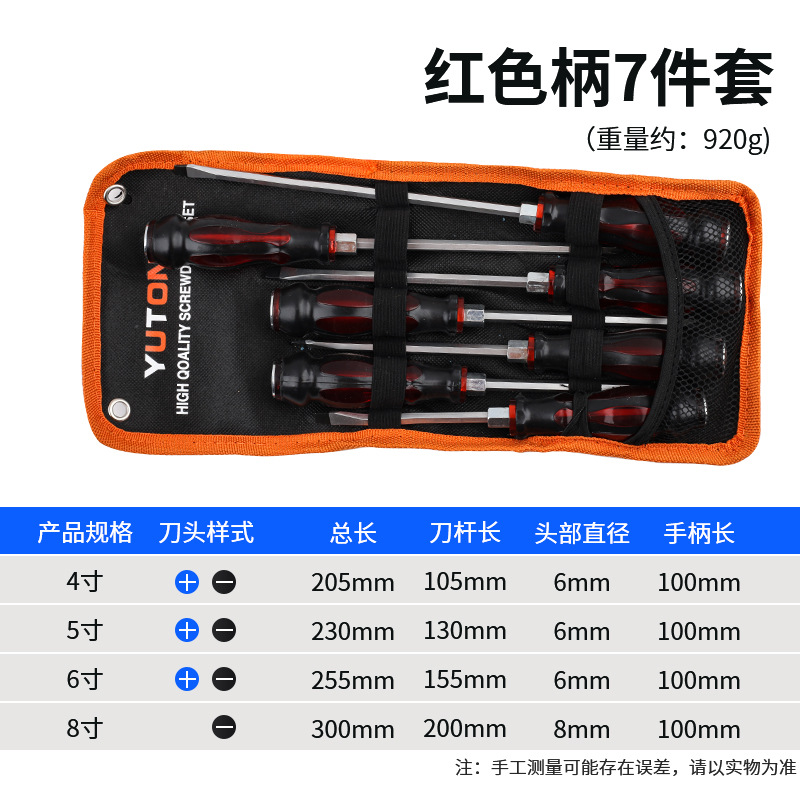 Xindun destornillador traje multi-funcional multiusos tocando impacto destornillador núcleo destornillador Cruz con destornillador magnético