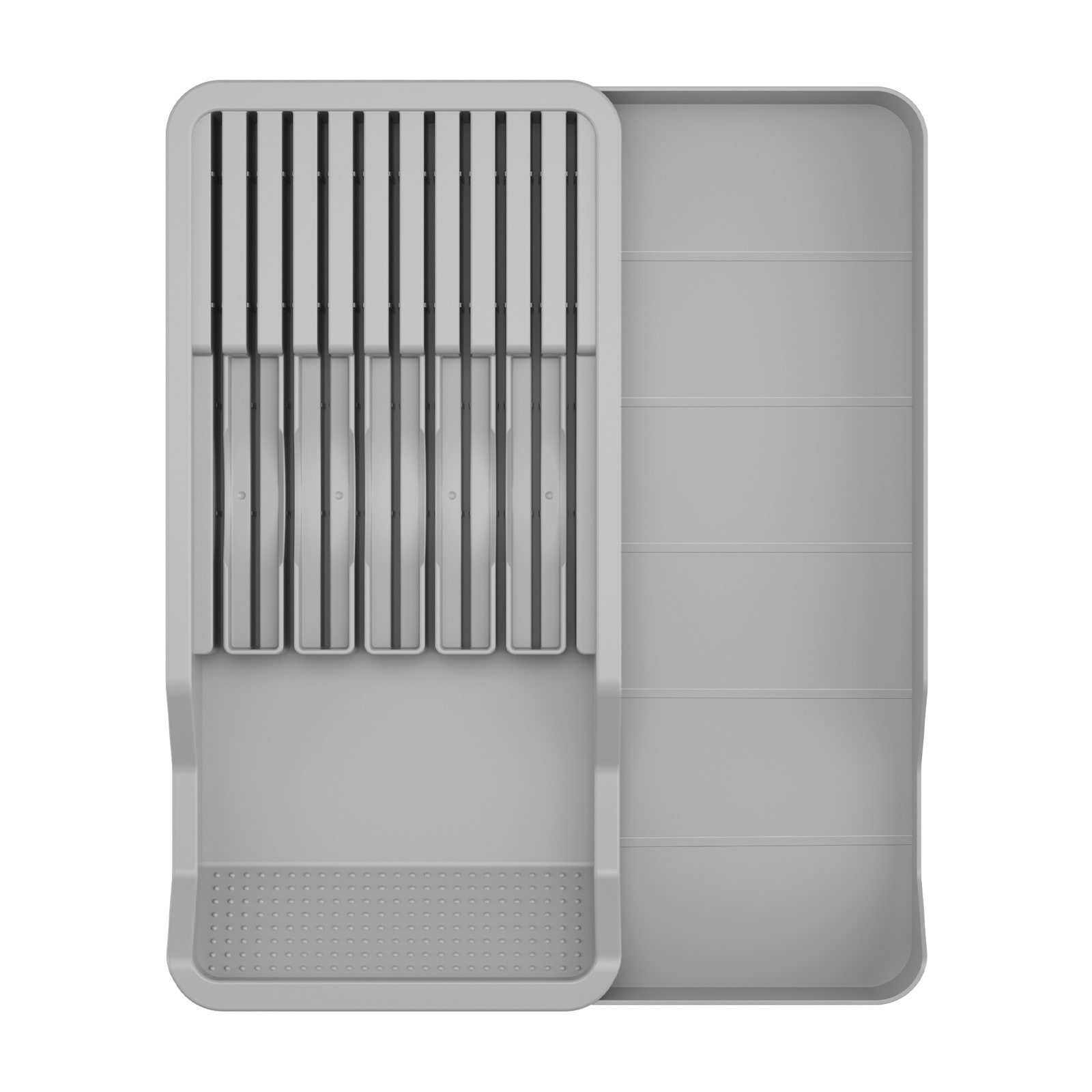 Suministros de cocina multi-funcional de drenaje cuchillo titular de almacenamiento rack de almacenamiento separado rack de plástico cuchillo caja cuchillo titular al por mayor