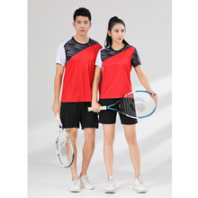 羽毛球服男女款运动套装夏季短袖短裤速干衣服网球乒乓球训练装备