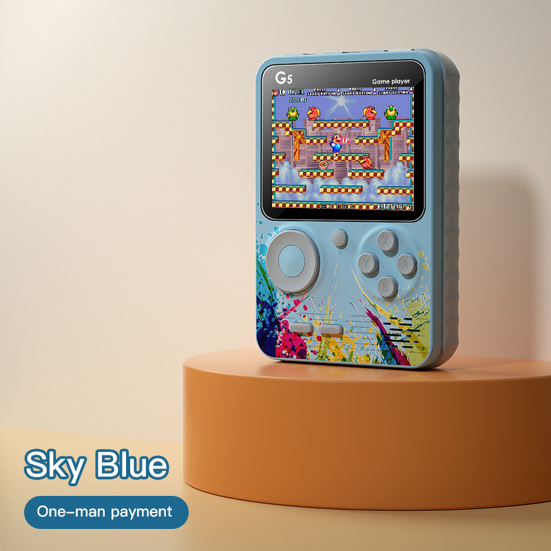 Consola de Juegos Portátil Retro G5 500 en 1 con Salida AV para Niños image 7