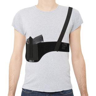 Amazon Cross-Border Hidden Breathable Armpit Outdoor Tactical Holster Quick Draw Gun Outdoor Real Cs Combat