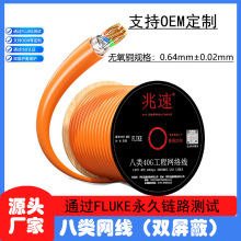 ������p���μ��o���~��ȼPVC�ⱻSFTP Cat8�^30��FLUKE�yԇ�W��