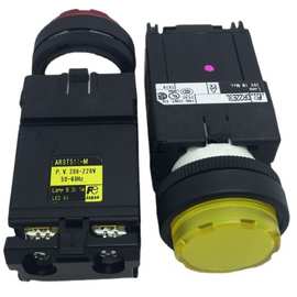 Fe原装富士DR22E3L信号灯DR22F3M正品设备急停指示灯带变压器优惠