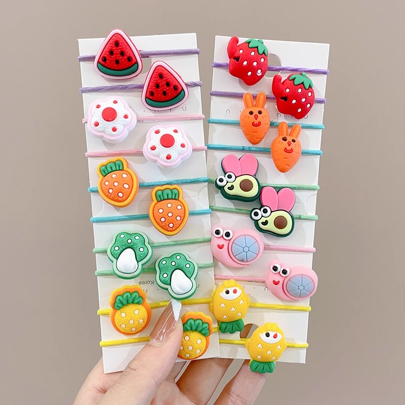 Cuerda del lazo del pelo del bebé tocado de los niños banda de pelo del pulgar cuerda del pelo del bebé niña no duele el pelo banda de goma accesorios para el cabello Niña