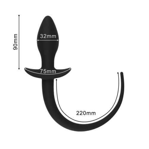 Sexual toys: SM silicone rear anal plug, dog-tail plug, flirtatious pig-tail, couple's sex toy—dropshipping available.