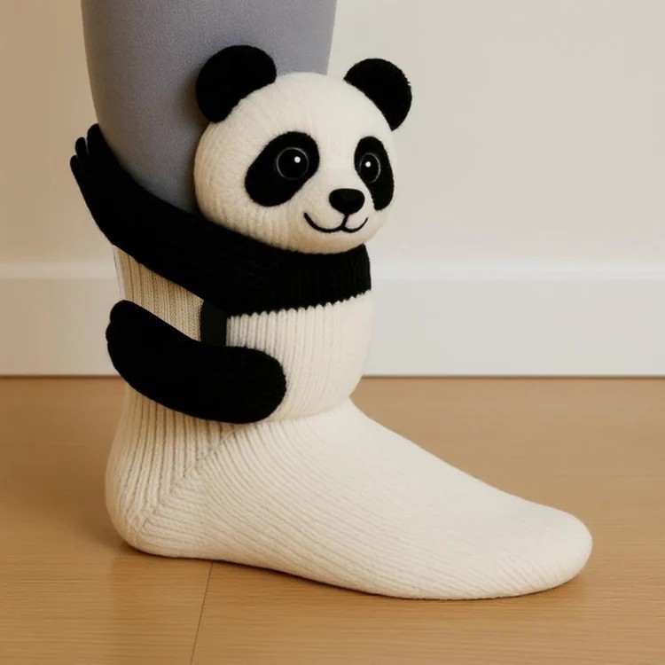 跨境新品动物袜圣诞针织地板袜保暖袜Knit Crocodile Socks|undefined