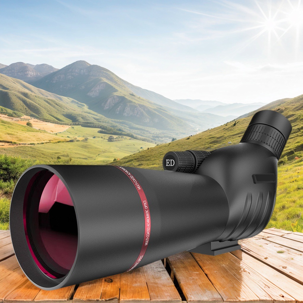 分销代发大口径单筒望远镜观鸟镜25-75X60无级变倍高倍夜视ED镜