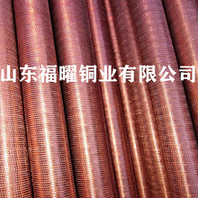 TP2散热器外螺纹冷凝管内螺纹蒸发铜管10-1镍白铜内外螺纹紫铜管