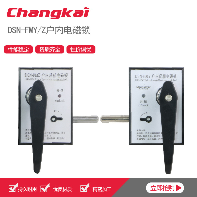 户内高压配电柜内电磁锁 DSN-FMY/Z反向 开关中置柜内电磁锁DSN3