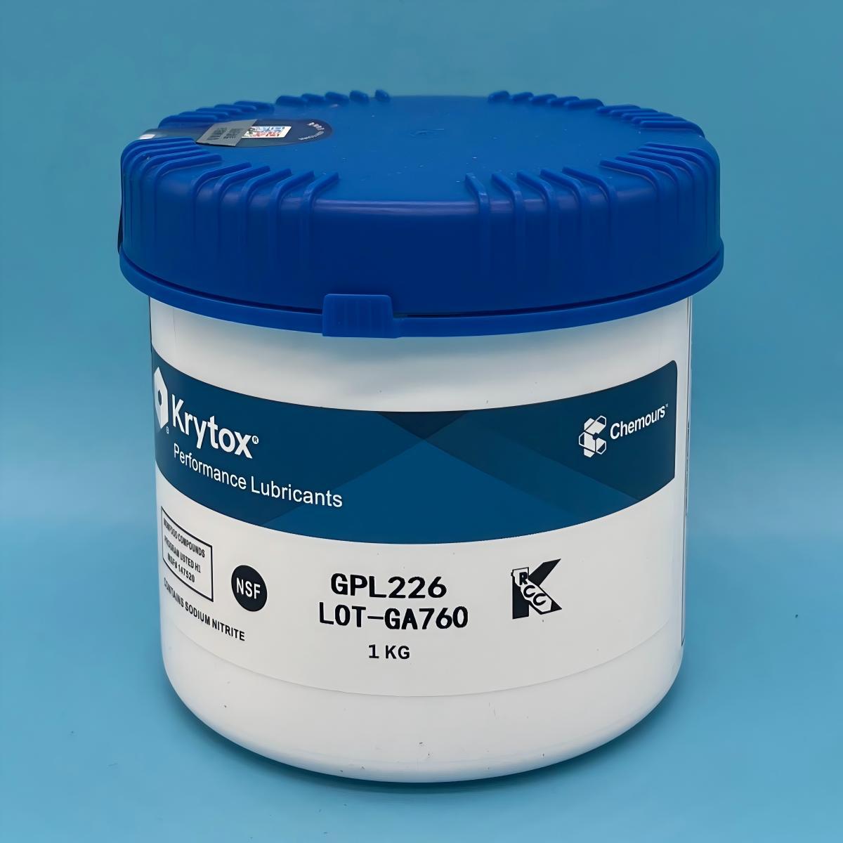 杜邦/科慕Krytox GPL226全氟聚醚耐高温润滑脂/低挥发/润滑脂
