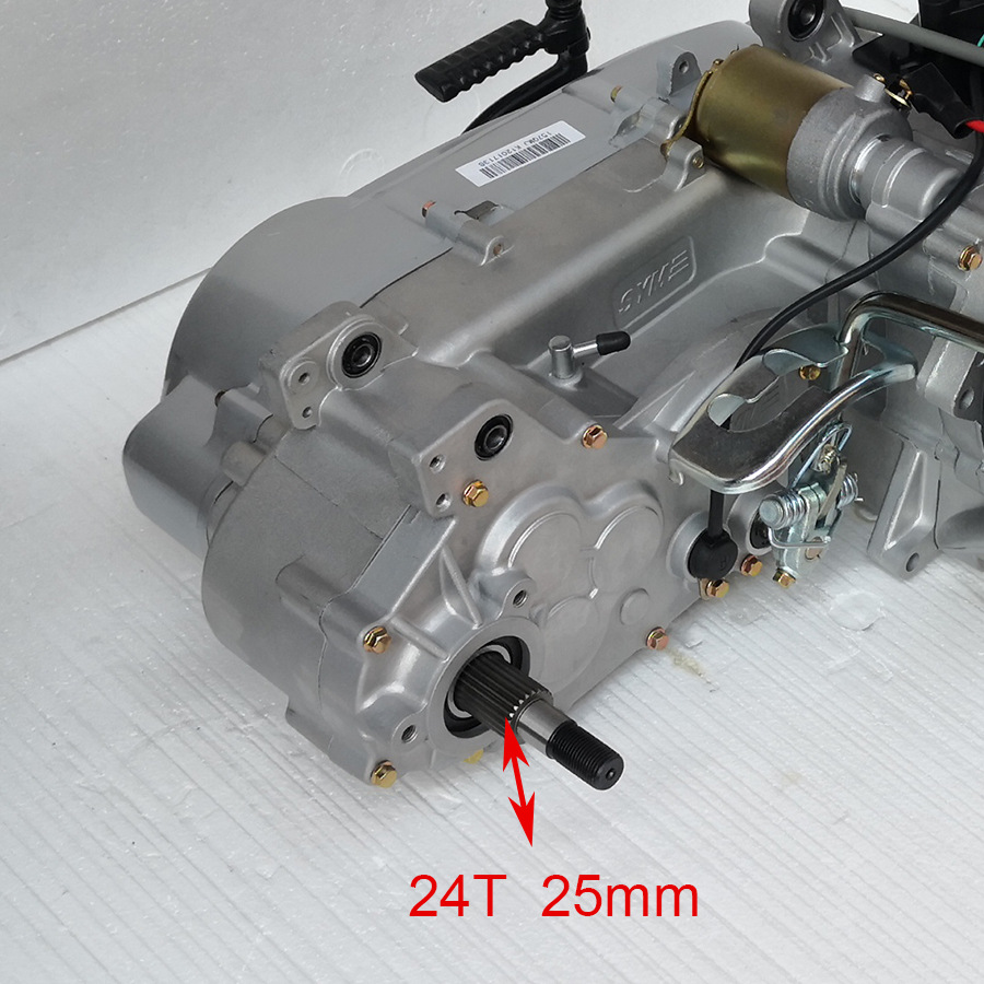 Jinlong Gy6200Cc Engine with Stepless Variable Speed Transmission (Cvt) and Reverse Gear for Beach Vehicles, Go-Karts, and Farm Vehicles, Gasoline Engine