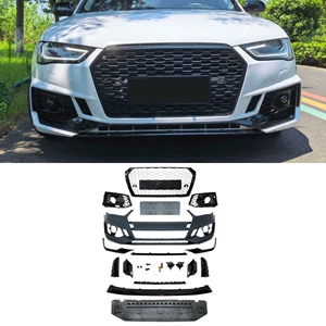13-16 models suitable for Audi A4L B8PA modified to B9 RS4, including front and rear bumpers, grille, and rear lip – a complete body kit