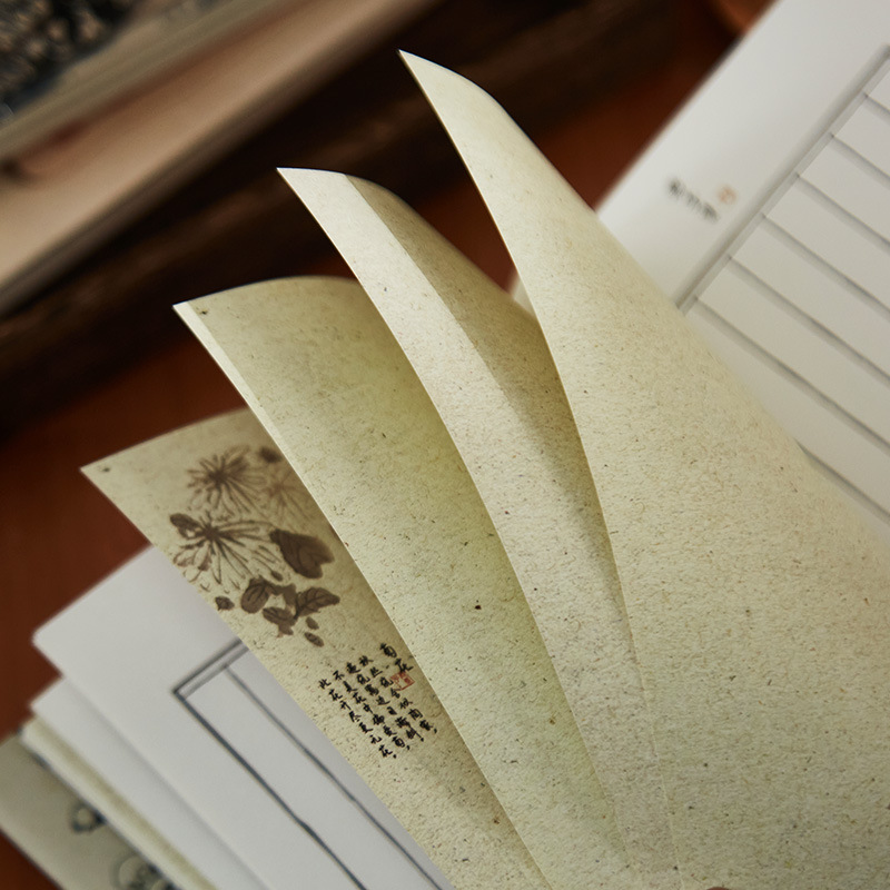 梅蘭竹菊国風精装ノート創意国潮古風高颜値文創日記本学生プレゼント