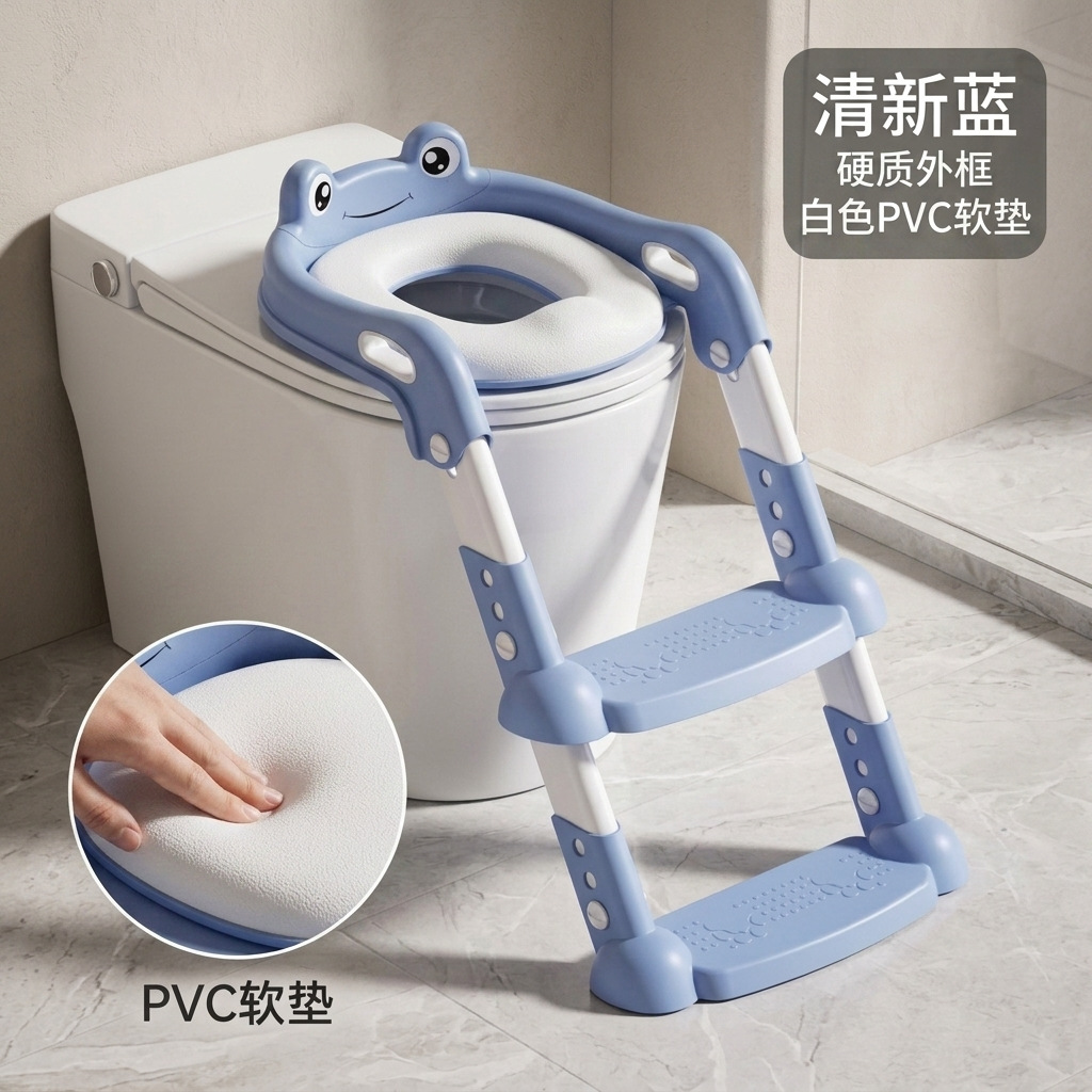 Inodoro infantil escalera tipo escalera para niños y niñas inodoro infantil anillo plegable taburete auxiliar para niños asiento infantil