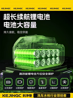 Portable car washer, washers, high-pressure water guns, home