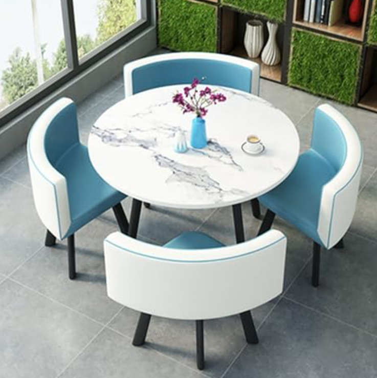 Mesa de comedor disponible para uso doméstico, apartamento pequeño, mesa de comedor, tienda, mesa de negociación, mesa y silla, mesa redonda de recepción