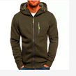 Men's Clothing Autumn and Winter Sweatshirt Sports Fitness Casual Jacquard Sweatshirt Cardigan Hooded Outwear Hooded Sweatshirt