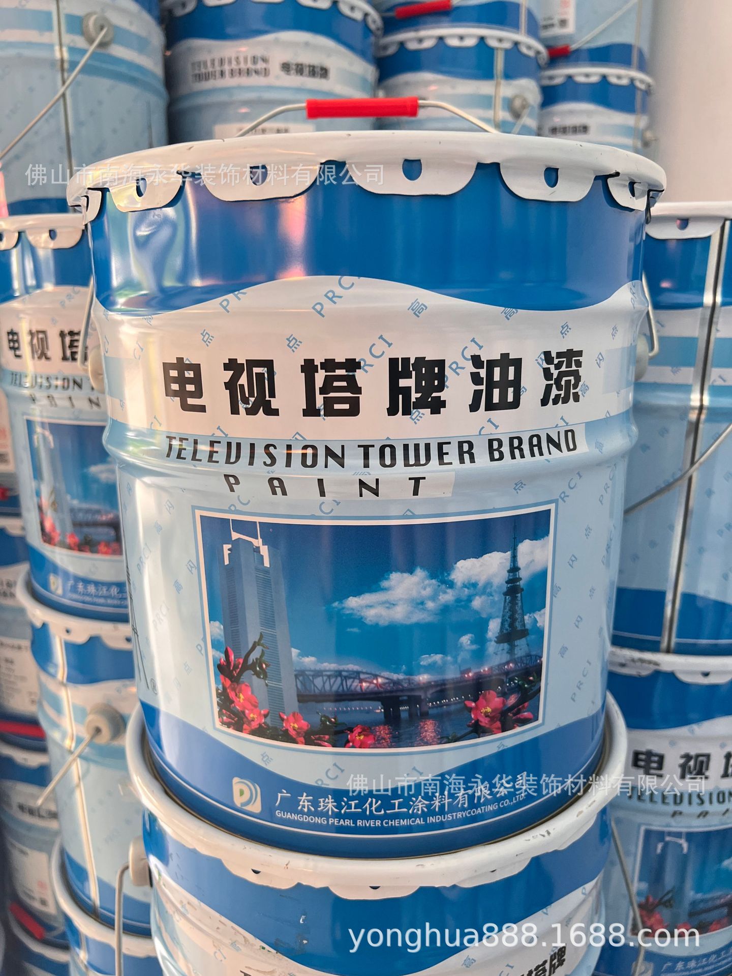 正品授权广州电视塔牌高闪点速干护栏金属机械钢结构防锈涂料12kg