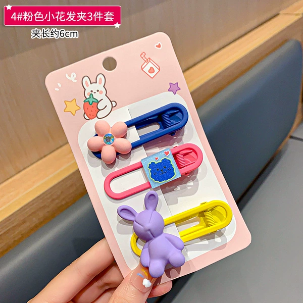 Little purple bear hairpin