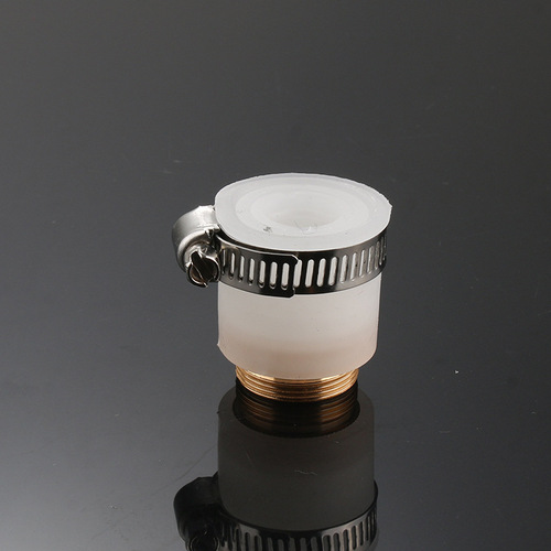 C-clamp multi-purpose adapter imitation silicone faucet water purifier parts aluminum thin half steel tooth universal connector