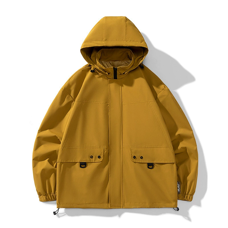 Фабрика прямого спортивного спорта на открытом воздухе куртка-куртка большого размера мужская одежда для мужчин и женщин с той же простой ветрозащитный тренд куртка