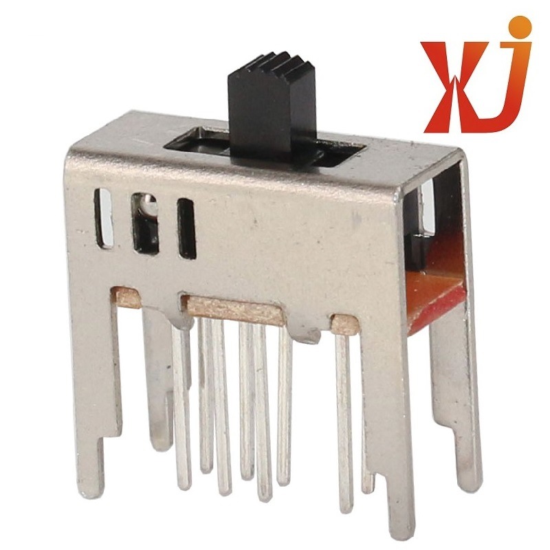 单排三档滑动开关 批发 3档拨动开关加长脚  三位拨码开关行程2mm