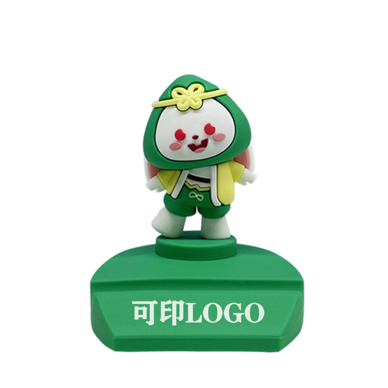 漫画携帯電話ホルダーカスタム PVC ソフトラバークリエイティブギフト金型カスタムかわいい人形デスクトップ携帯電話ホルダー|undefined
