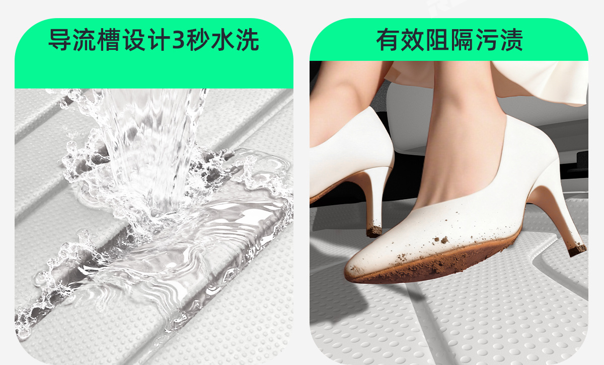 Suitable for Geely Star Wish Special Car TPE Foot Pad Original Car Interior with Color Double Layer Foot Pad a generation of delivery